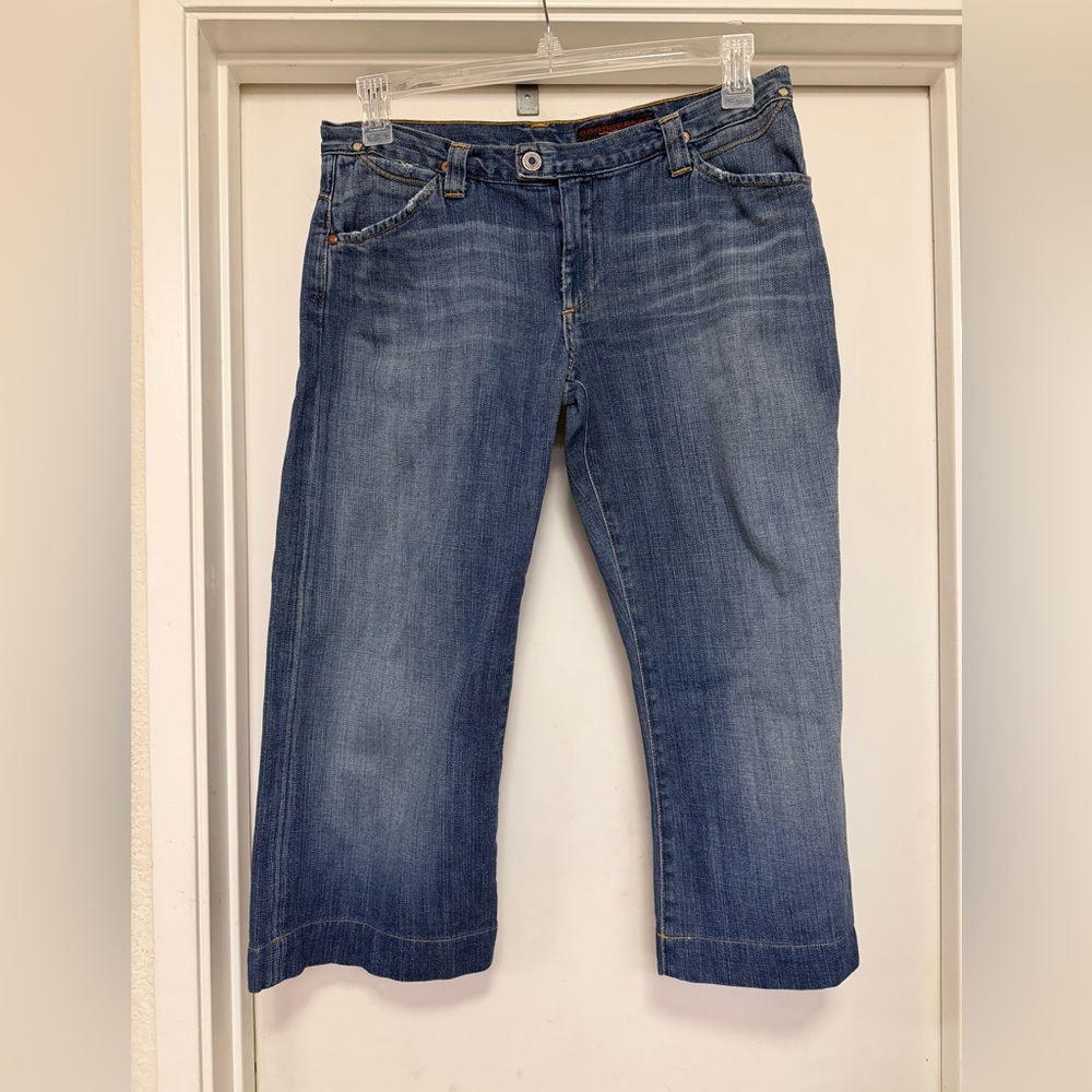 Adriano Goldschmied AG wide leg capri jeans - size 30